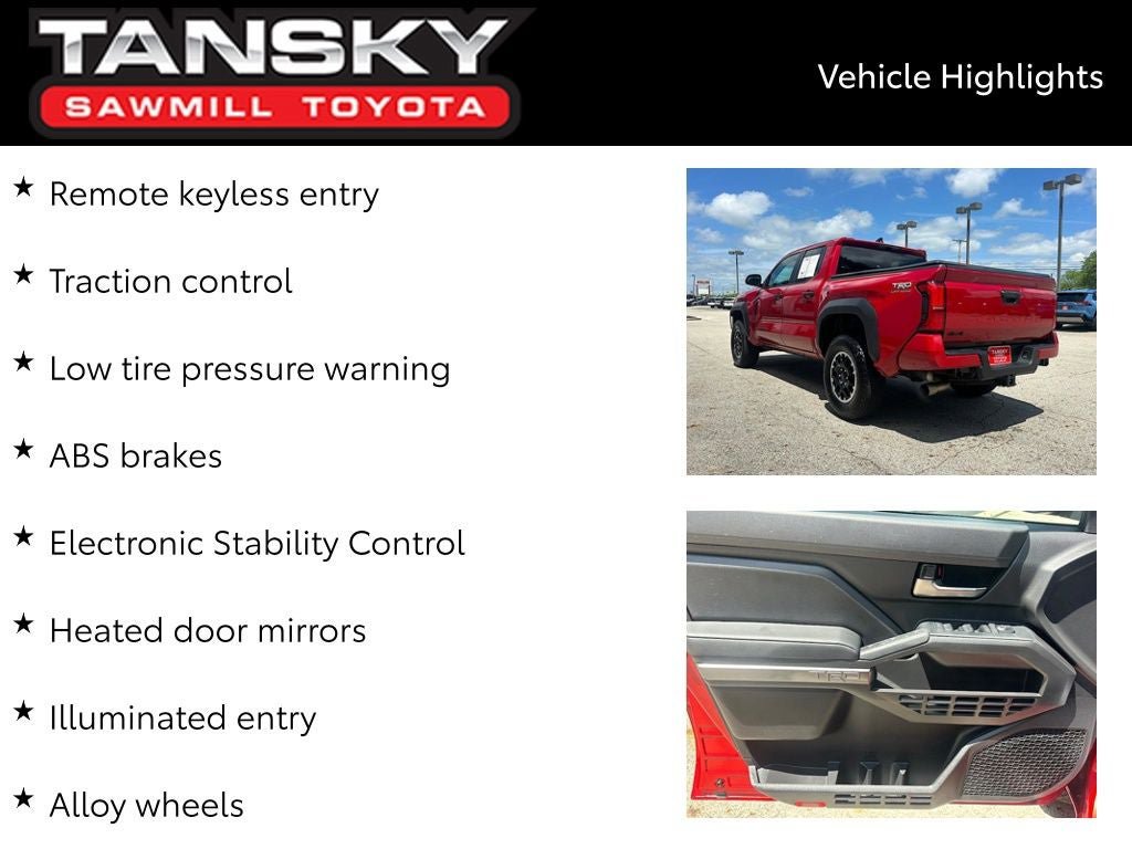 Certified 2025 Toyota Tacoma TRD Off-Road AWD/4WD image 9