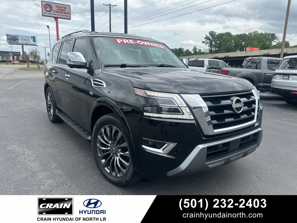 Used 2022 Nissan Armada Platinum w/ Captain's Chairs Package