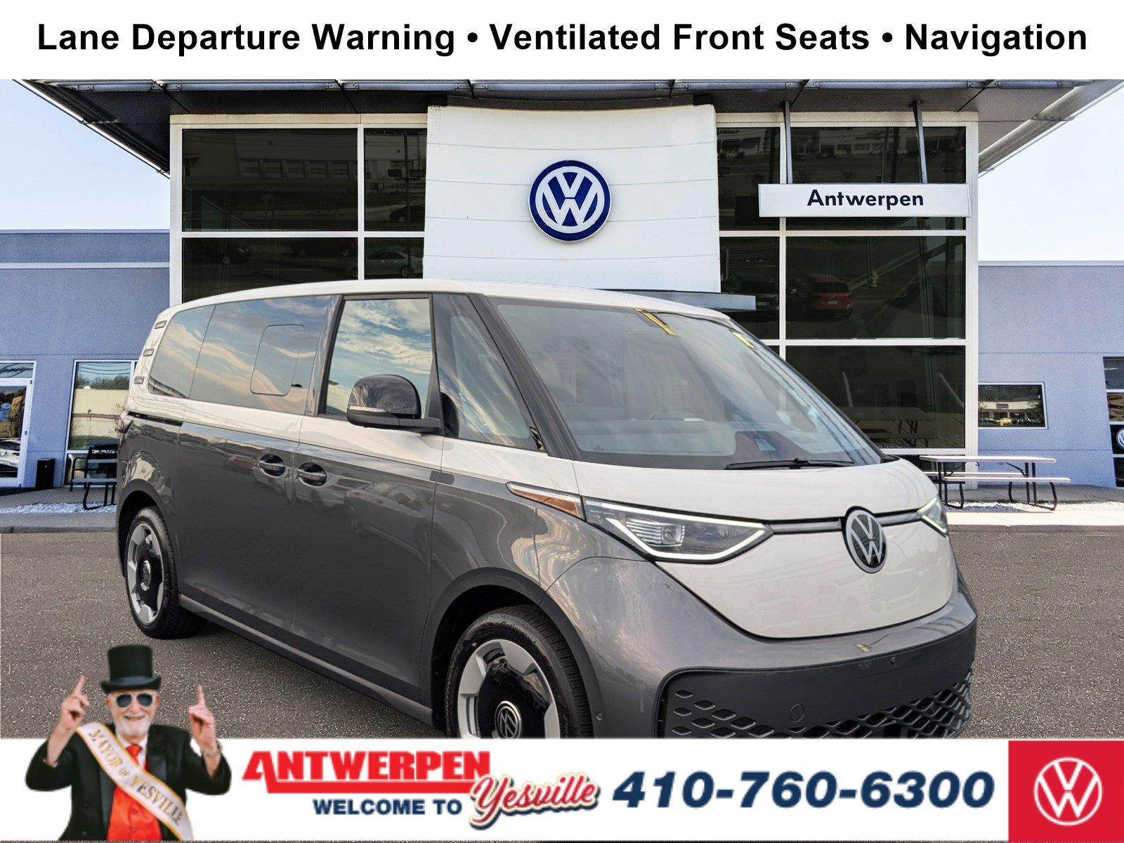Used 2025 Volkswagen ID. Buzz Pro S Plus w/ Cupholders Package