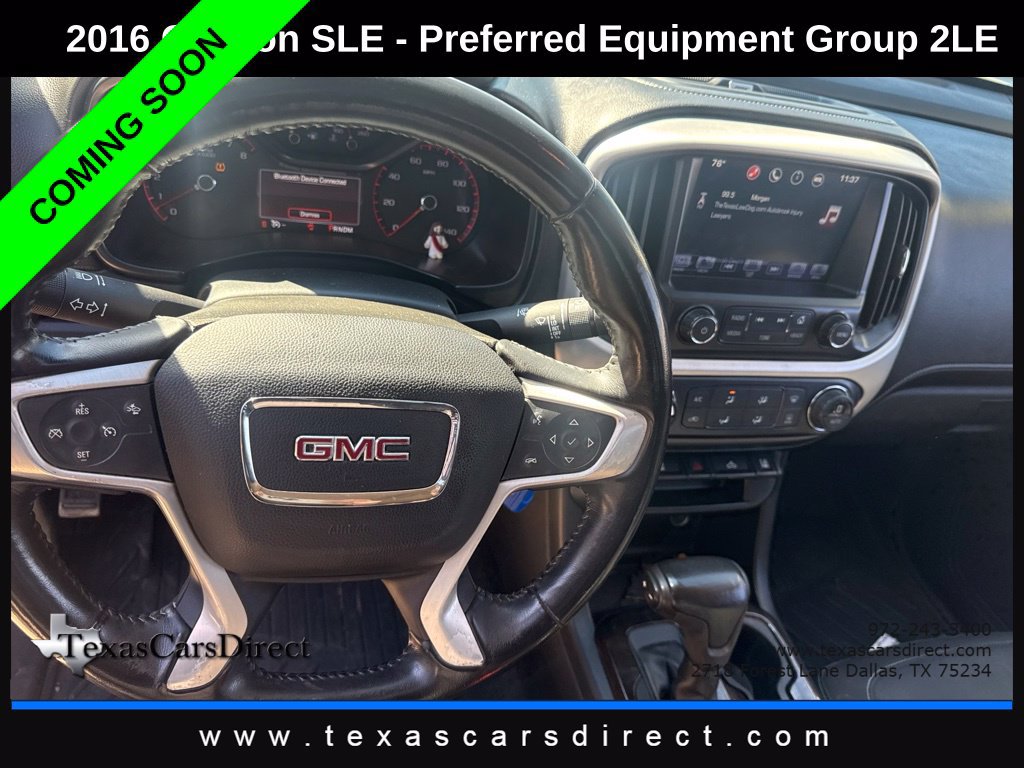 Used 2016 GMC Canyon SLE w/ SLE Convenience Package RWD image 8