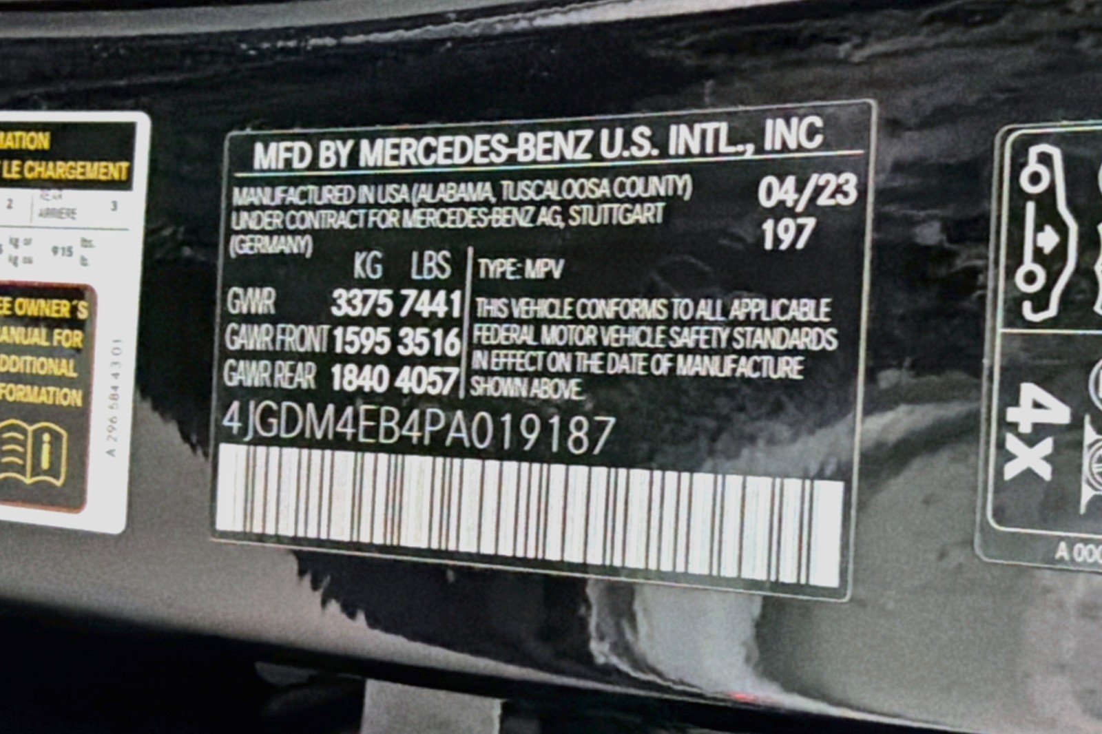Certified 2023 Mercedes-Benz EQS 580 4MATIC SUV image 24