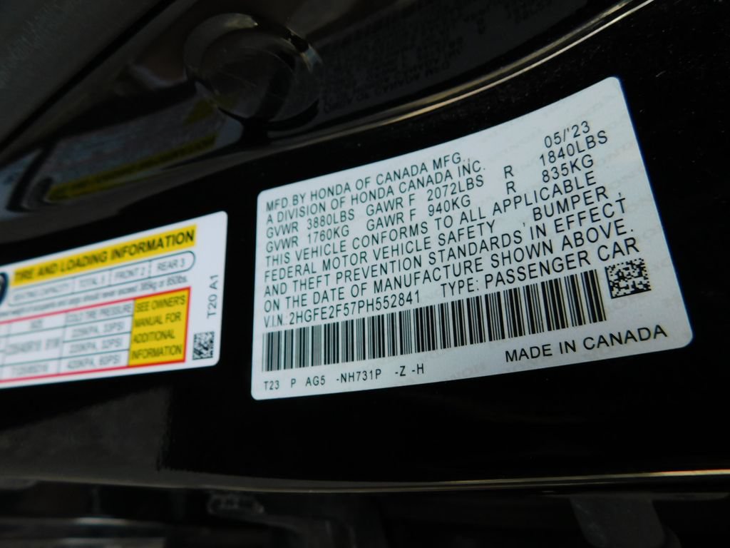 Certified 2023 Honda Civic Sport image 8