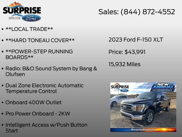 Certified 2023 Ford F150 XLT w/ Equipment Group 302A High AWD/4WD image 19