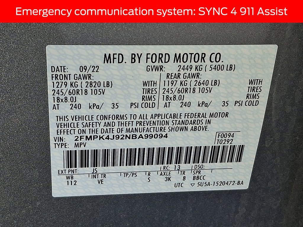 Used 2022 Ford Edge SEL w/ Convenience Package image 26