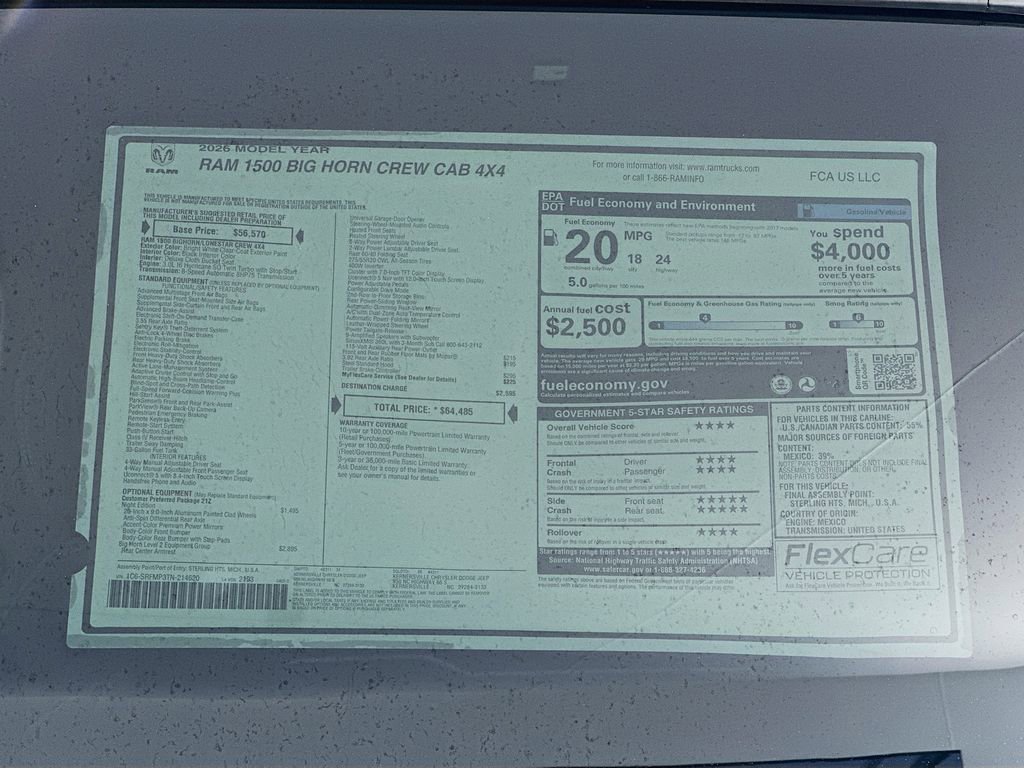New 2026 RAM 1500 Big Horn image 20