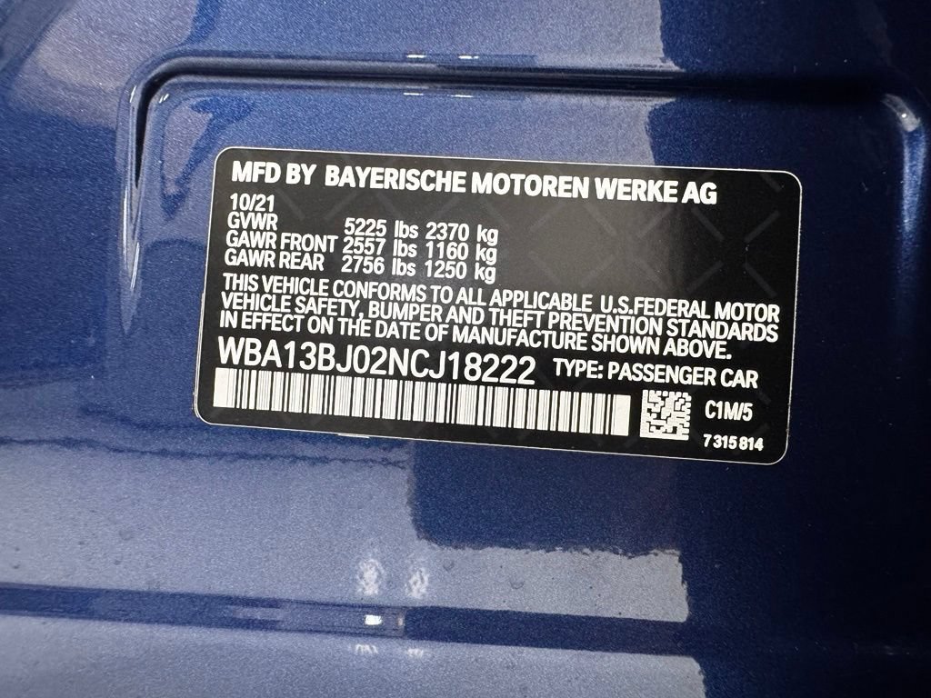 Used 2022 BMW 530i xDrive w/ Premium Package AWD/4WD image 10
