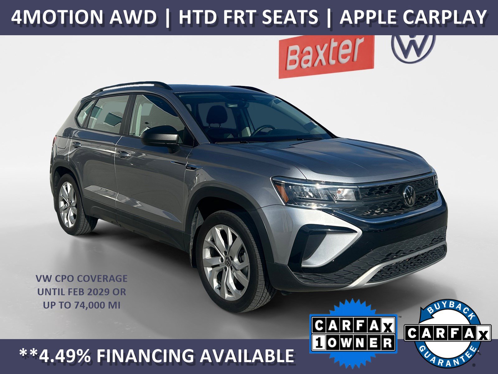 Certified 2023 Volkswagen Taos S