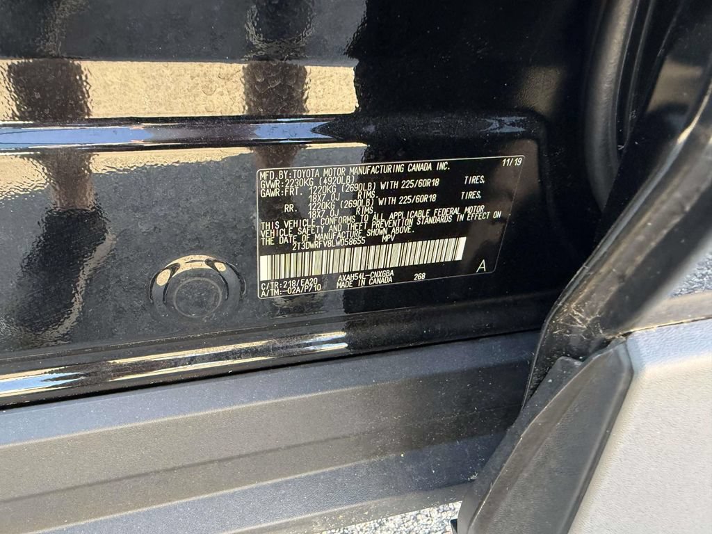 Certified 2020 Toyota RAV4 Limited w/ Limited Grade Weather Package AWD/4WD image 10