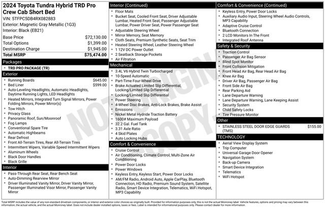 Used 2024 Toyota Tundra TRD Pro image 9