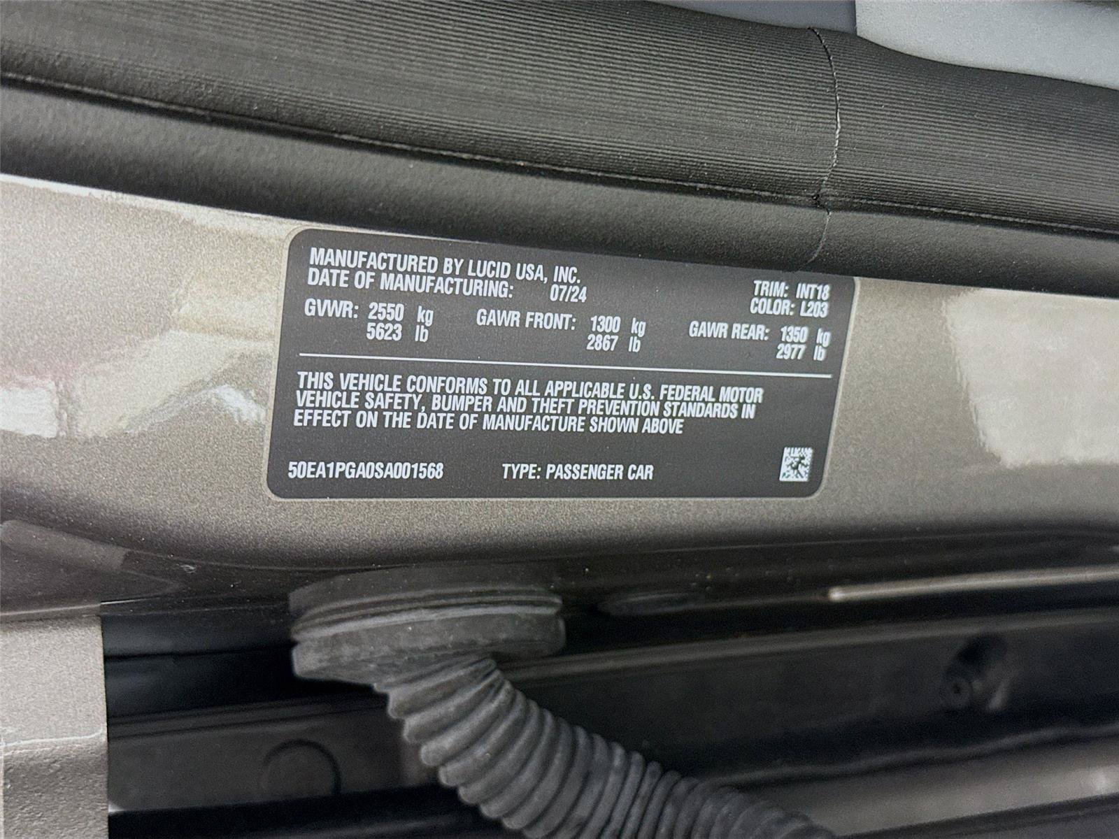 Used 2025 Lucid Air Pure RWD image 11