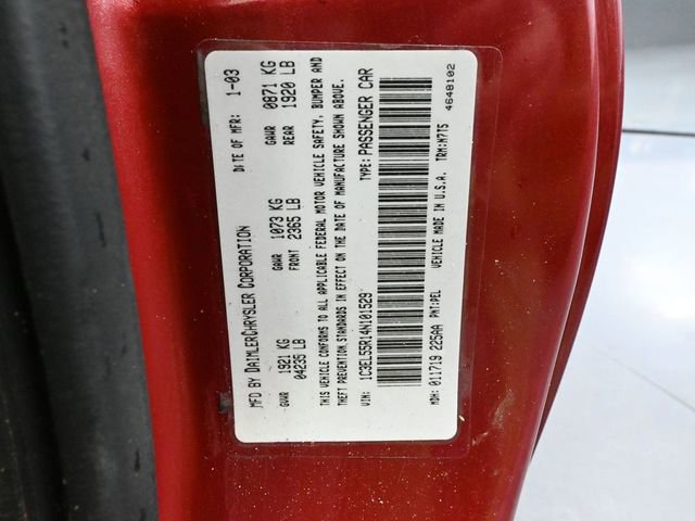 Used 2004 Chrysler Sebring LXi w/ Electronics Convenience Group FWD image 40