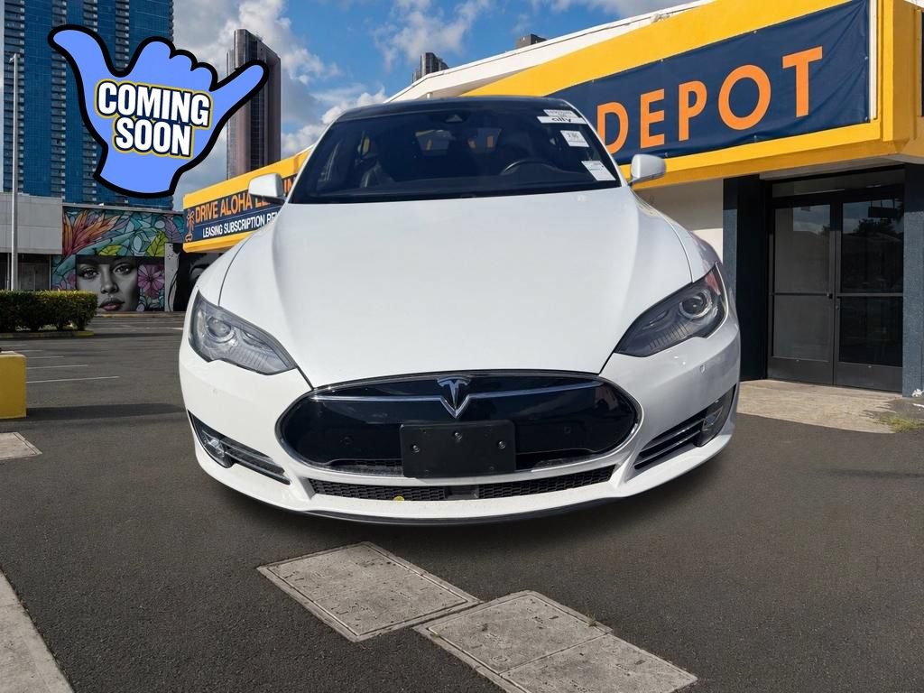 Used 2015 Tesla Model S 85D AWD/4WD image 2