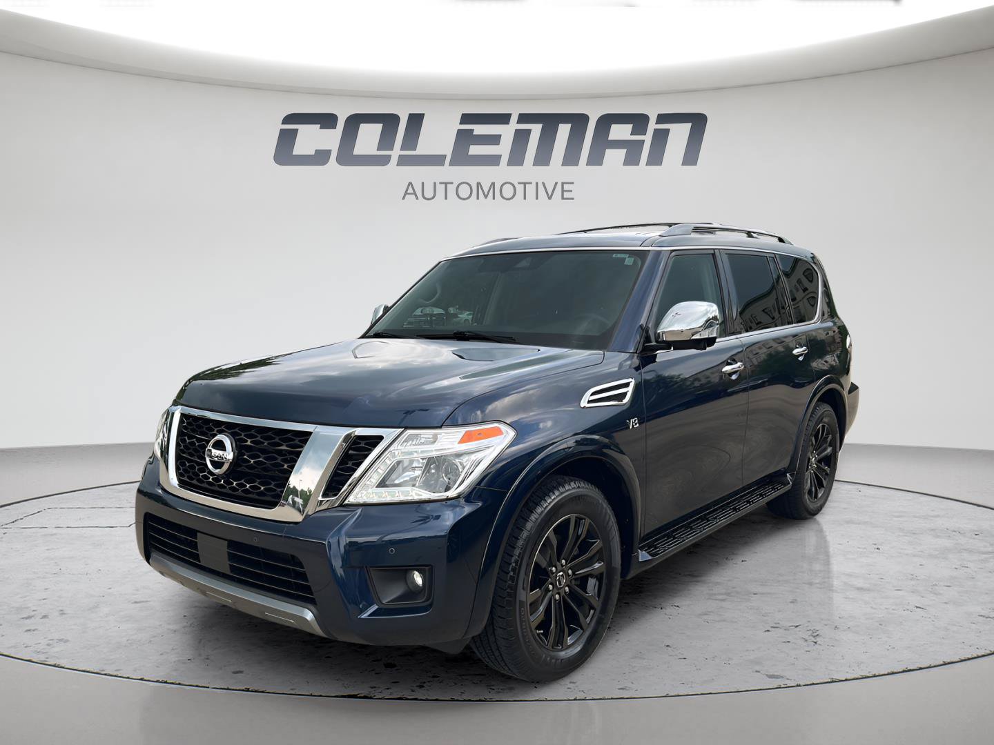 Used 2019 Nissan Armada Platinum w/ Captain's Chairs Package AWD/4WD video 1