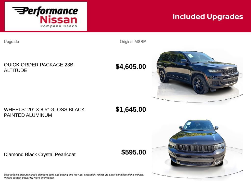 Used 2023 Jeep Grand Cherokee L Laredo AWD/4WD image 7