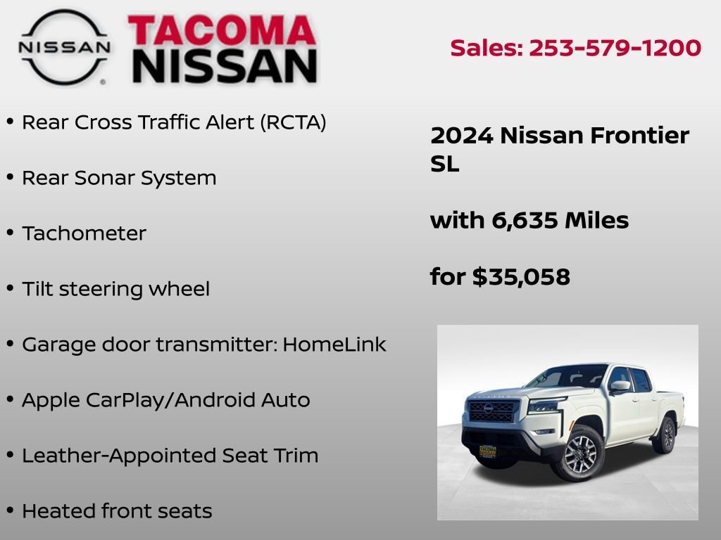Certified 2024 Nissan Frontier SL w/ Technology Package image 37