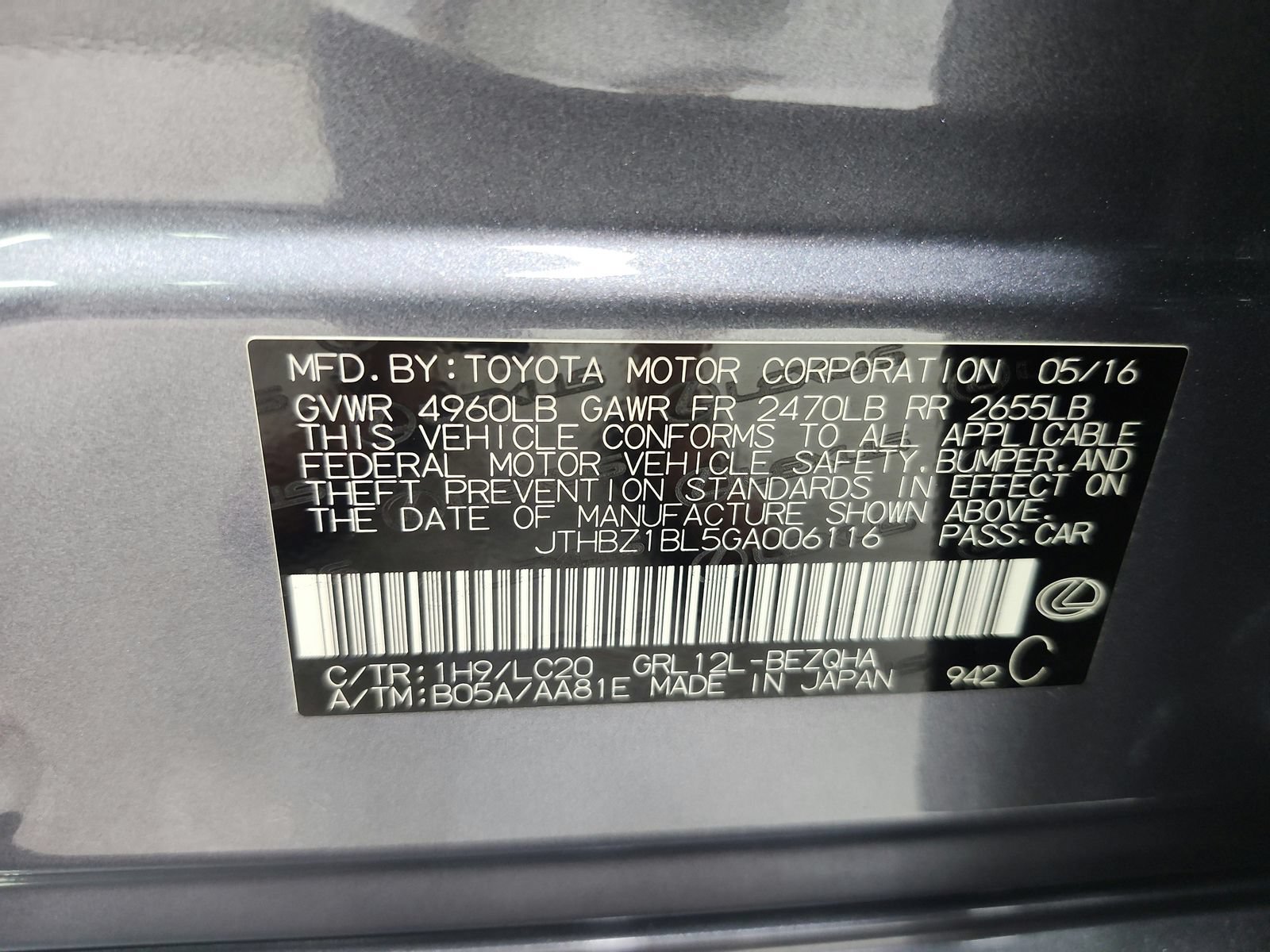 Used 2016 Lexus GS 350 RWD image 58