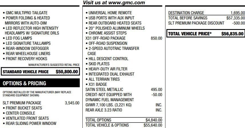 Used 2021 GMC Sierra 1500 SLT w/ SLT Premium Package AWD/4WD image 2