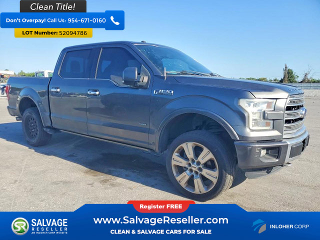 Used 2016 Ford F150 Limited w/ Trailer Tow Package AWD/4WD image 5