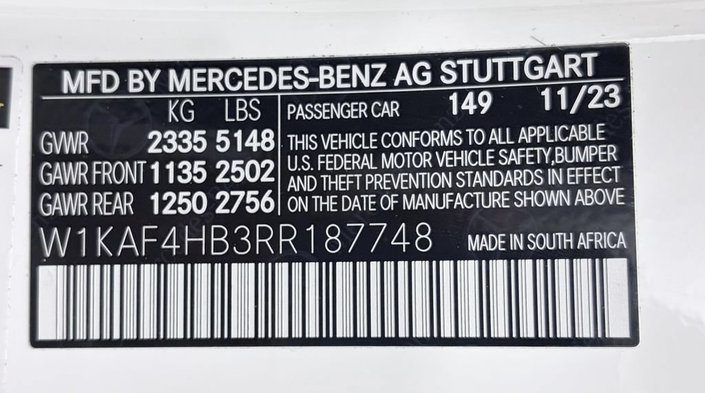 Certified 2024 Mercedes-Benz C 300 4MATIC Sedan image 26