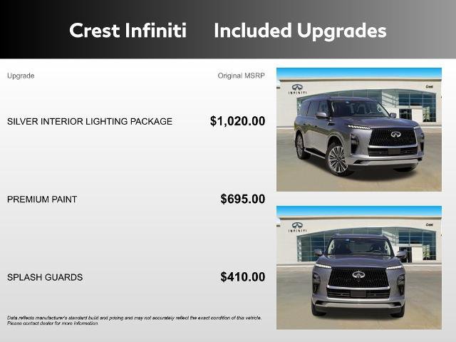 Certified 2025 INFINITI QX80 Sensory image 5