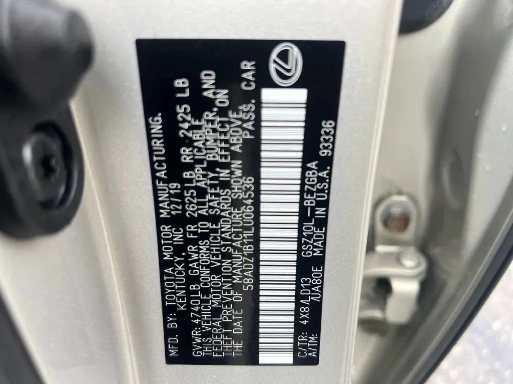 Used 2020 Lexus ES 350 w/ Premium Package FWD image 28