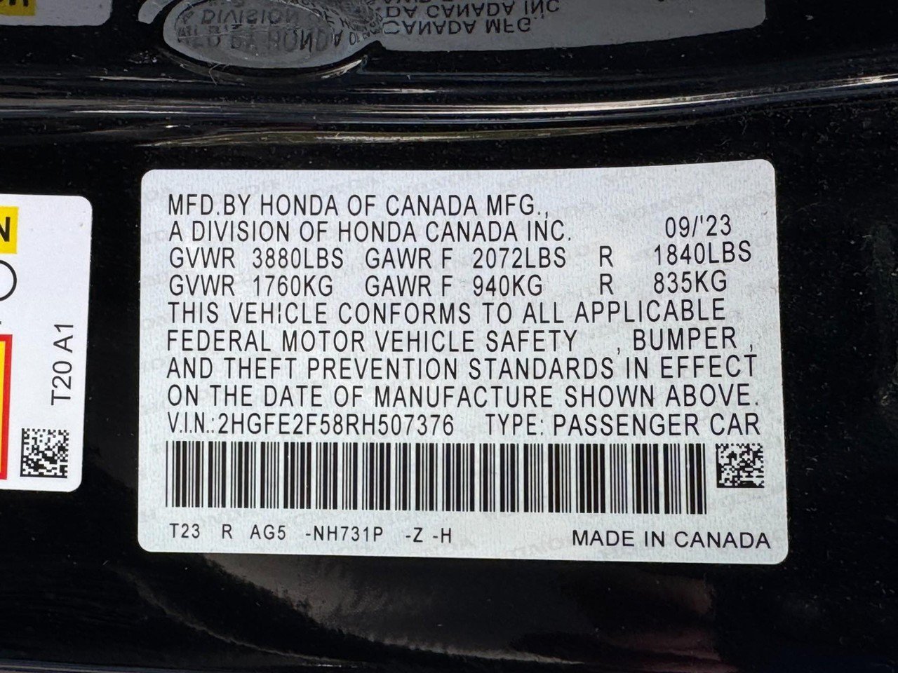 Used 2024 Honda Civic Sport image 24