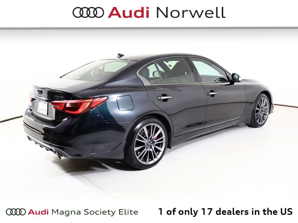 Used 2023 INFINITI Q50 Red Sport 400 w/ Black Opal Edition AWD/4WD image 16