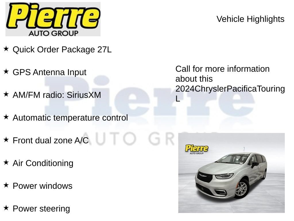 Used 2024 Chrysler Pacifica Touring-L FWD image 7