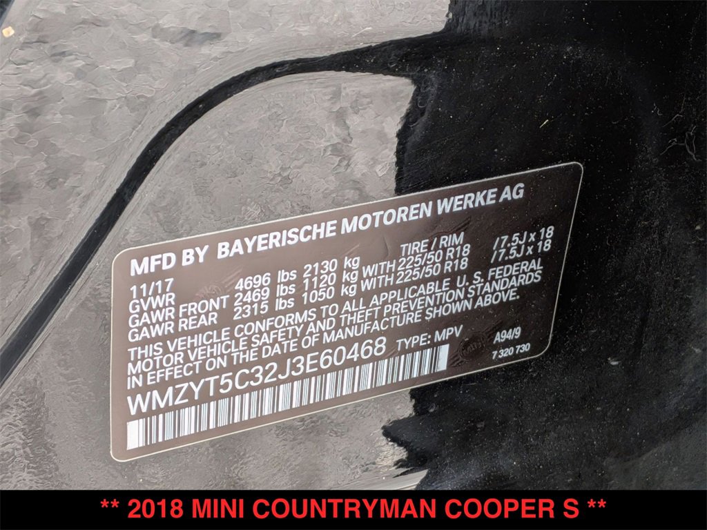 Used 2018 MINI Cooper Countryman S image 29