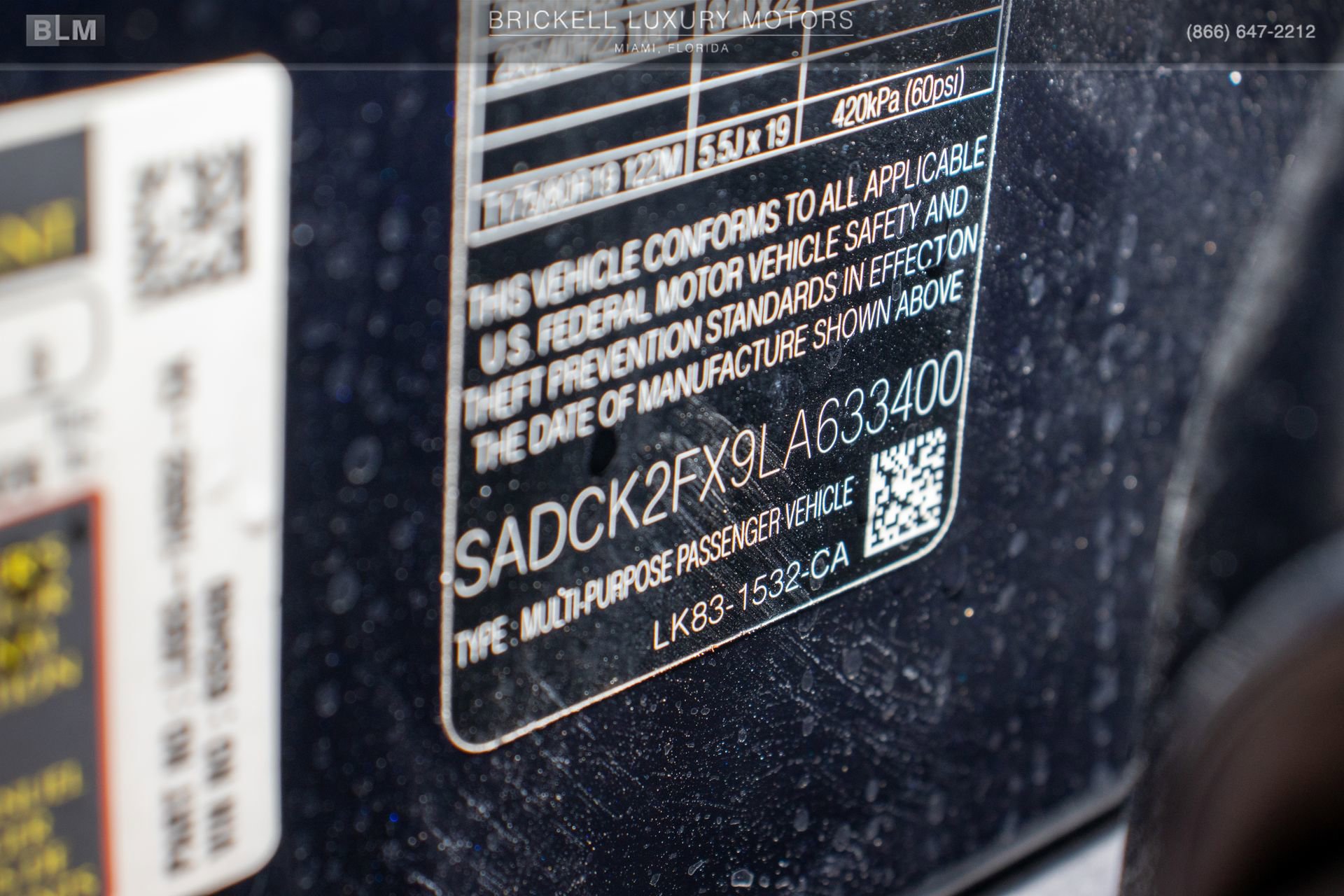 Used 2020 Jaguar F-PACE Prestige image 37