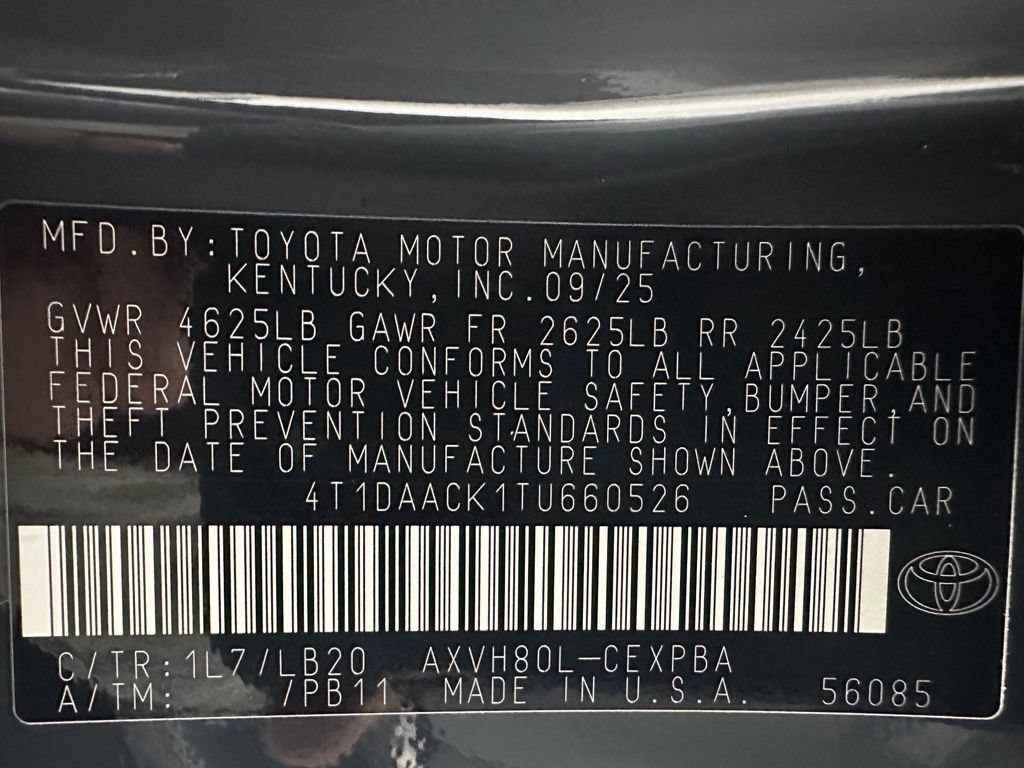 Used 2026 Toyota Camry XSE FWD image 11