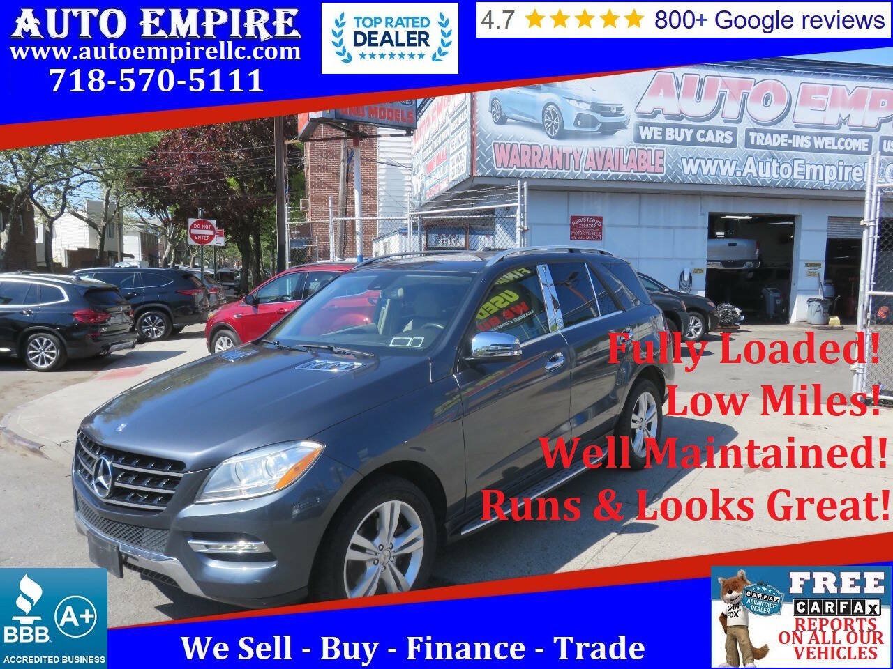 Used 2014 Mercedes-Benz ML 350 4MATIC