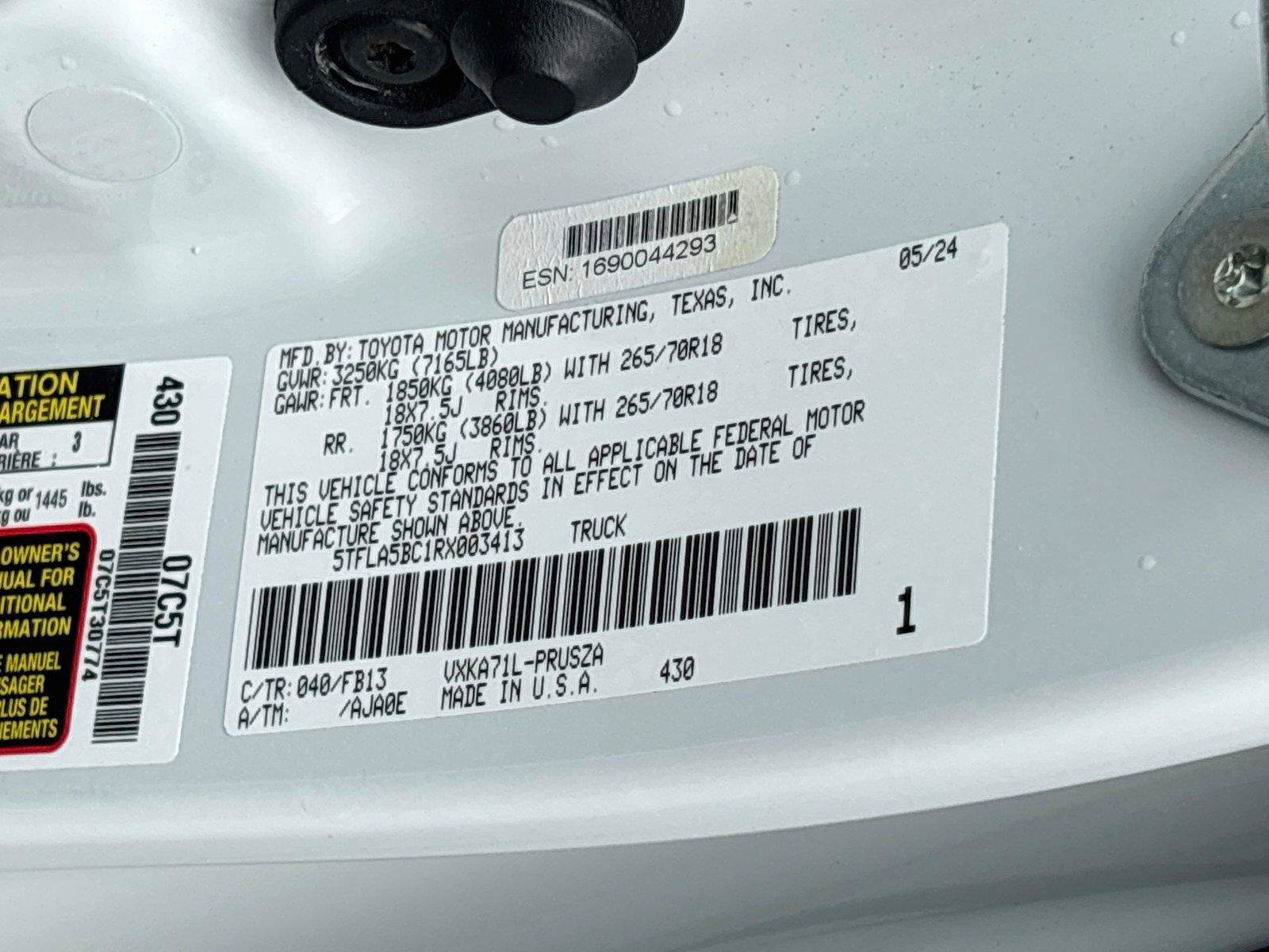 Used 2024 Toyota Tundra SR5 RWD image 30