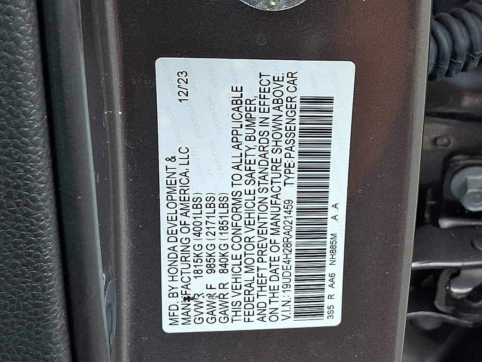 Certified 2024 Acura Integra FWD image 27