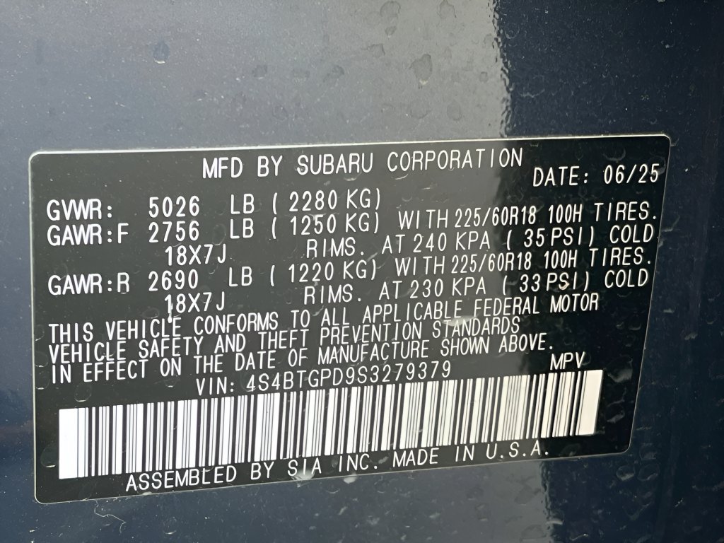Used 2025 Subaru Outback Touring XT AWD/4WD image 34