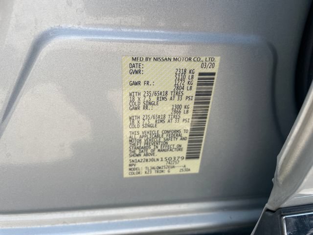 Used 2020 Nissan Murano SV FWD image 46