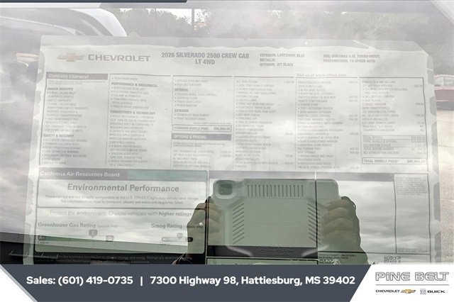 New 2026 Chevrolet Silverado 2500 LT w/ All Star Edition image 12