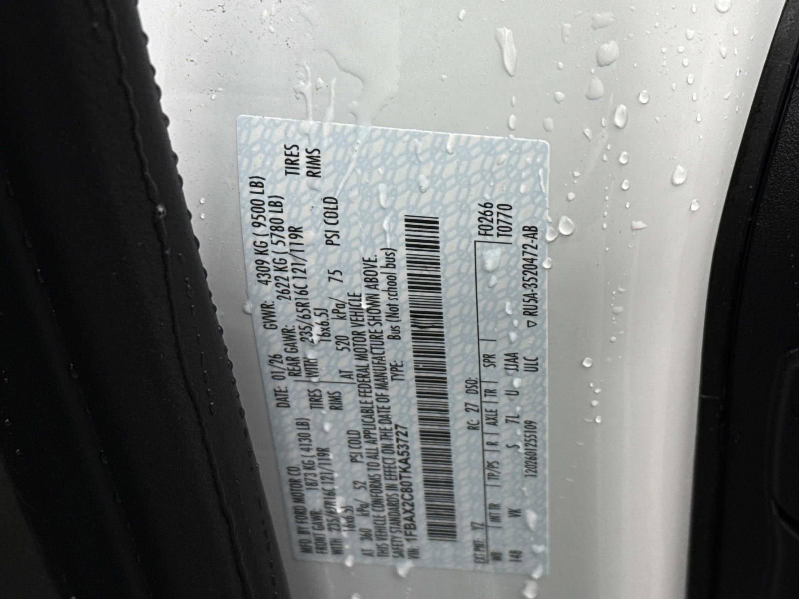 New 2026 Ford Transit 350 XL image 21