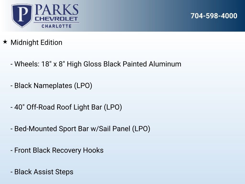 New 2025 Chevrolet Colorado Z71 w/ Midnight Edition image 14