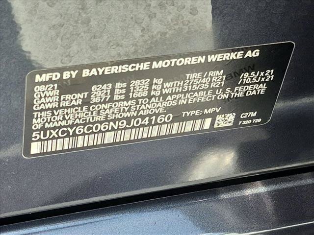 Used 2022 BMW X6 xDrive40i w/ M Sport Package AWD/4WD image 25