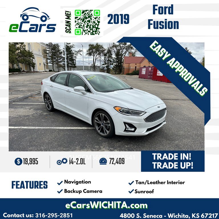 Used 2019 Ford Fusion Titanium image 1