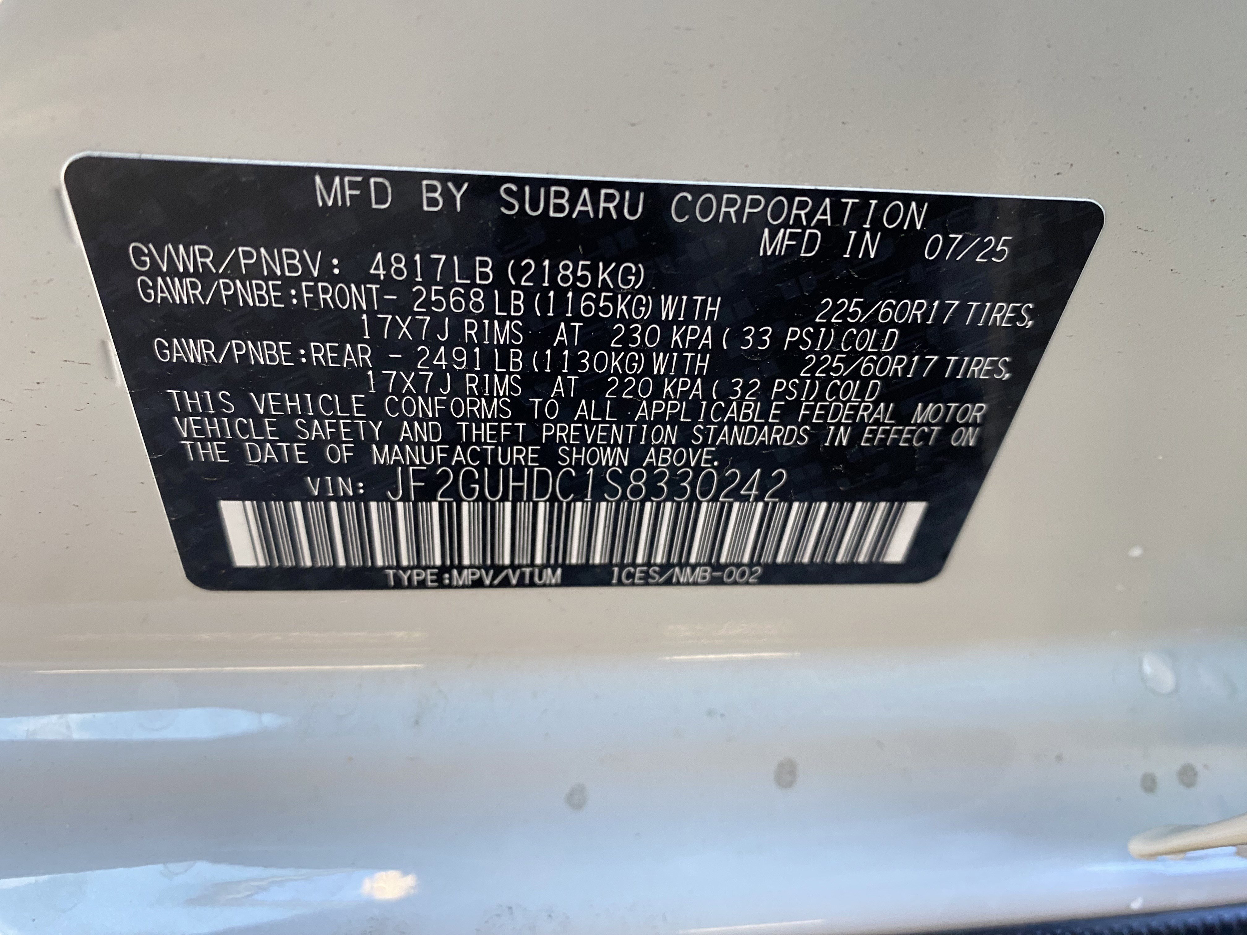 New 2025 Subaru Crosstrek 2.5i Premium image 27