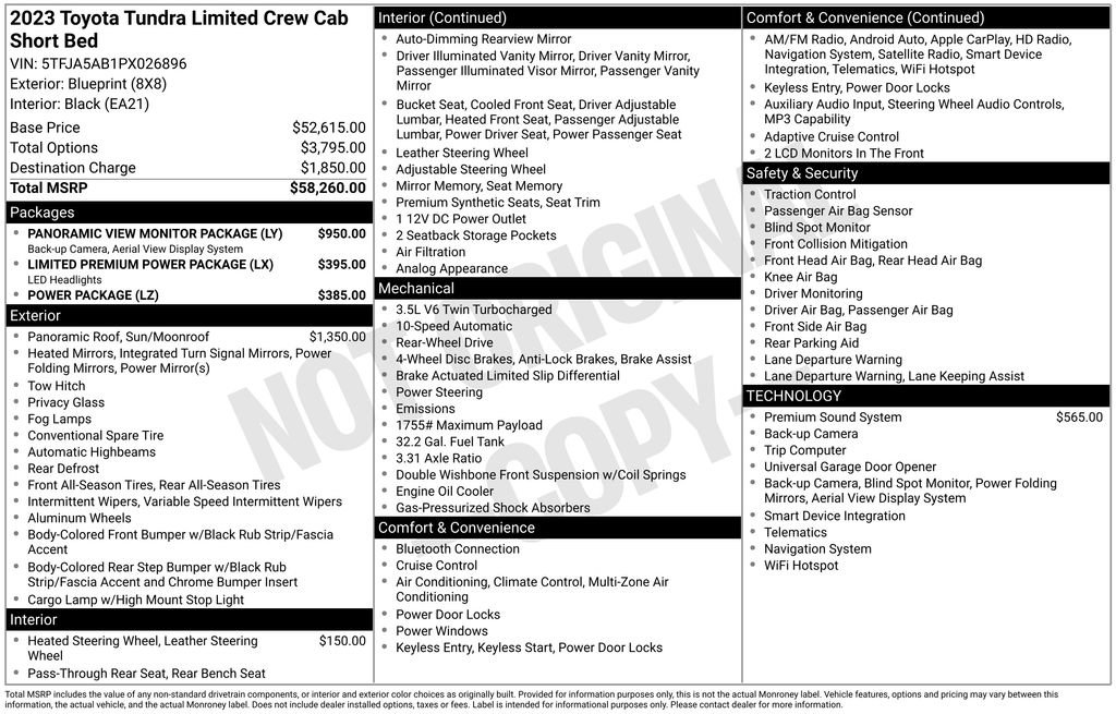 Used 2023 Toyota Tundra Limited RWD image 37