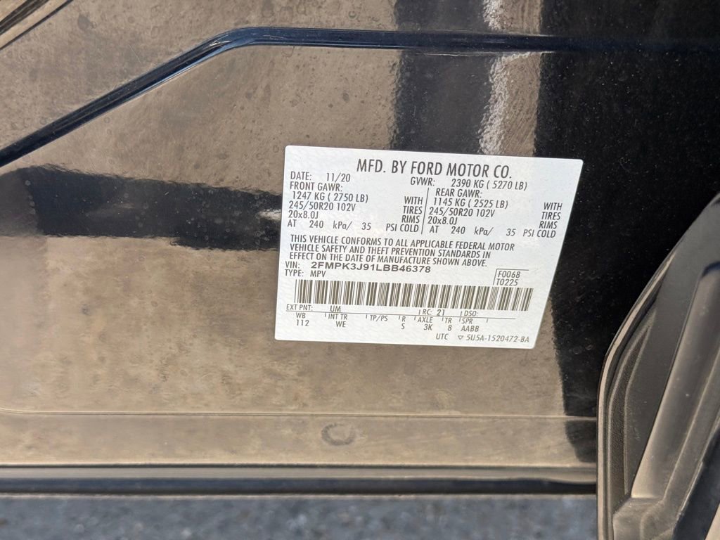 Used 2020 Ford Edge ST-Line FWD image 10