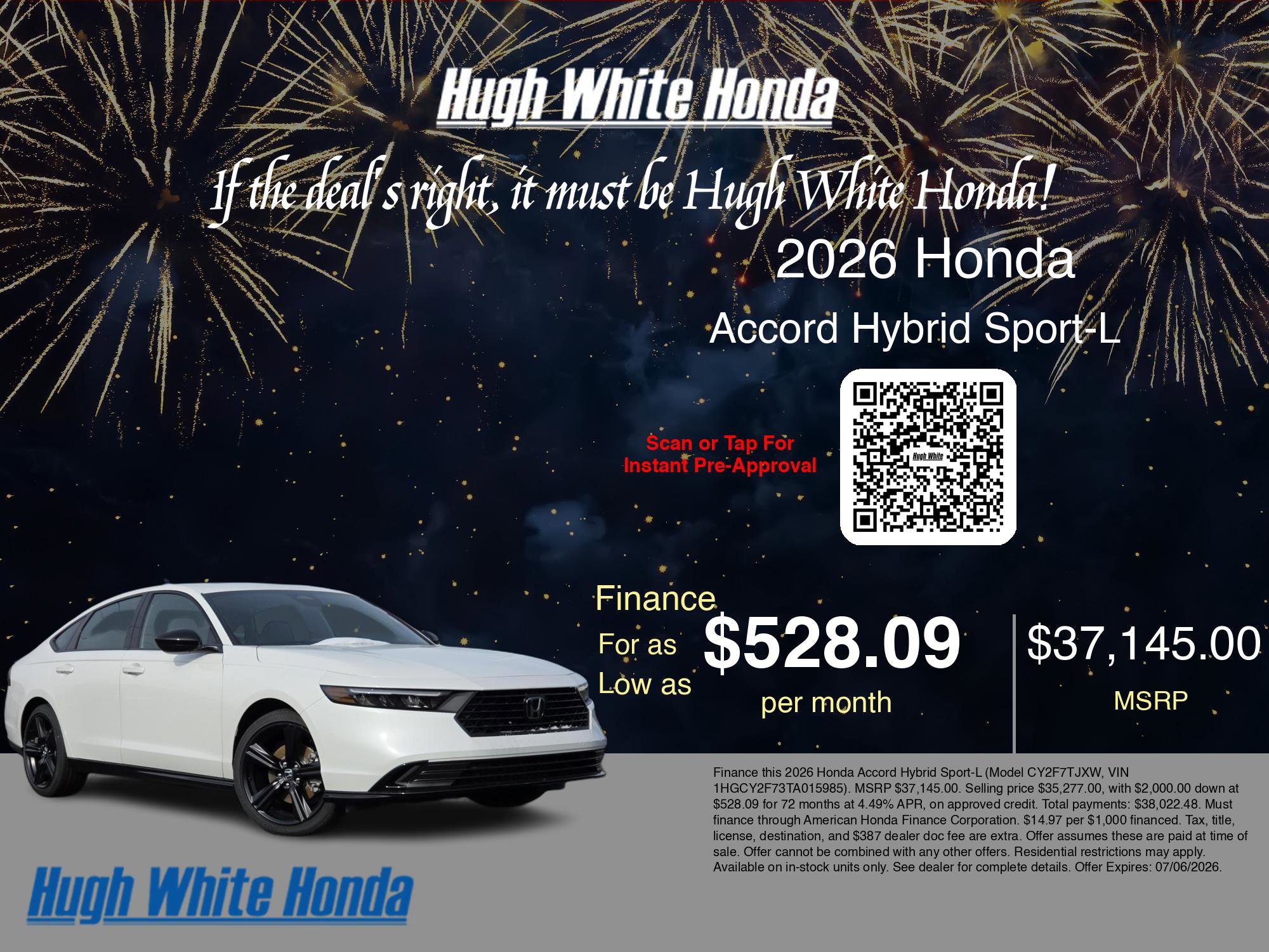 New 2026 Honda Accord Sport image 7