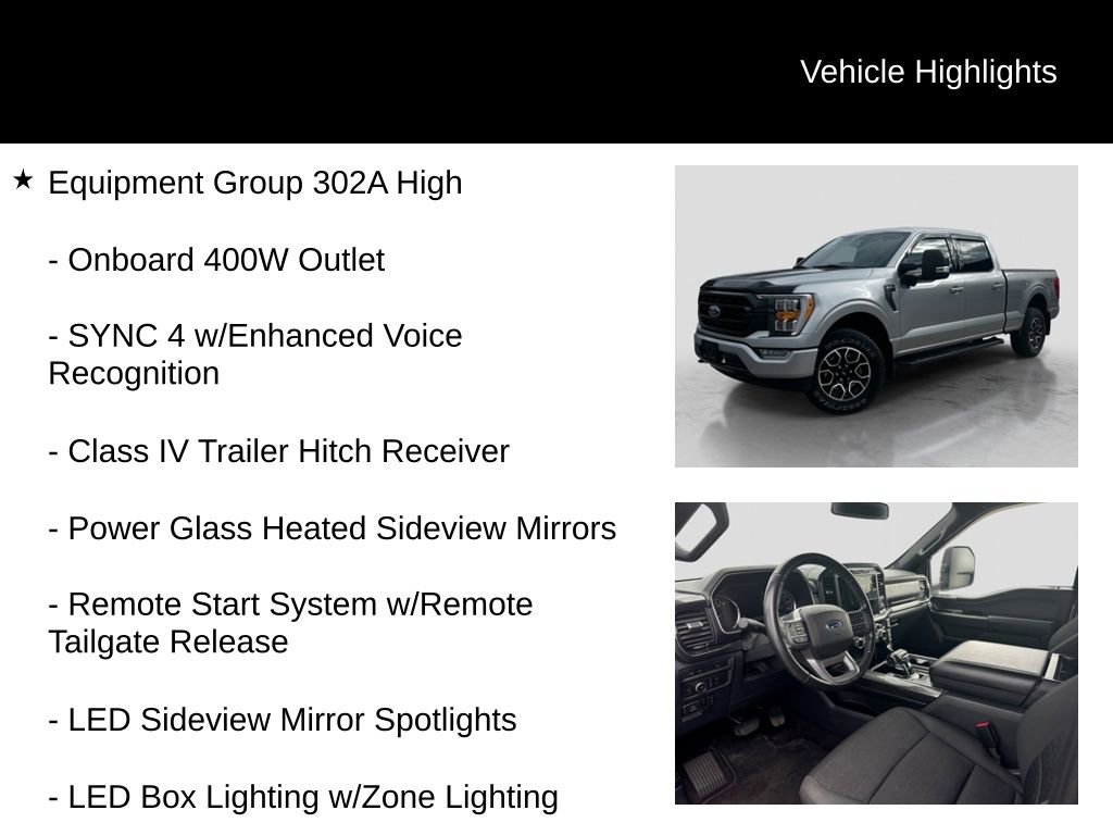 Certified 2021 Ford F150 XLT w/ Equipment Group 302A High image 6