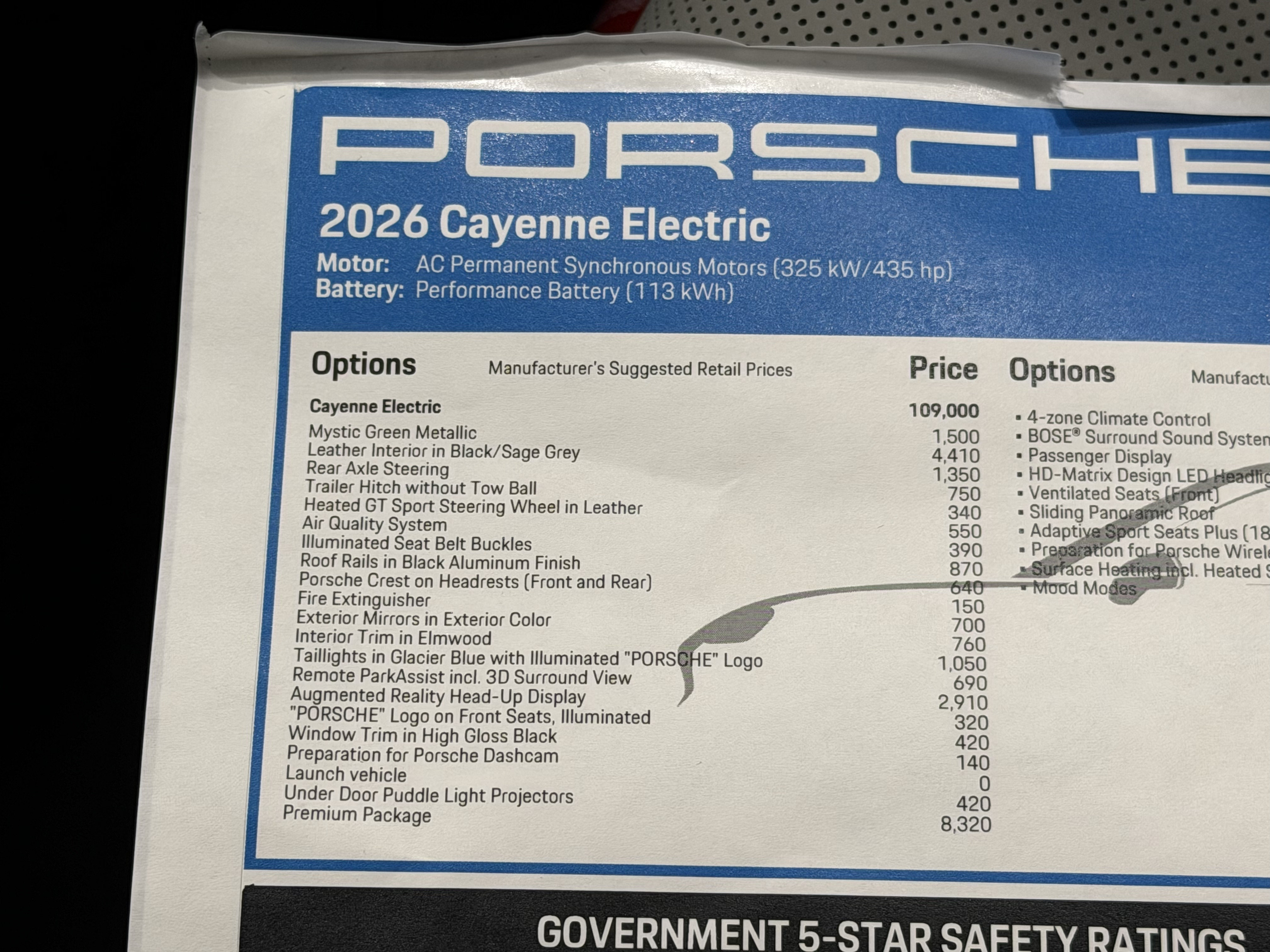 New 2026 Porsche Cayenne Electric AWD/4WD image 63