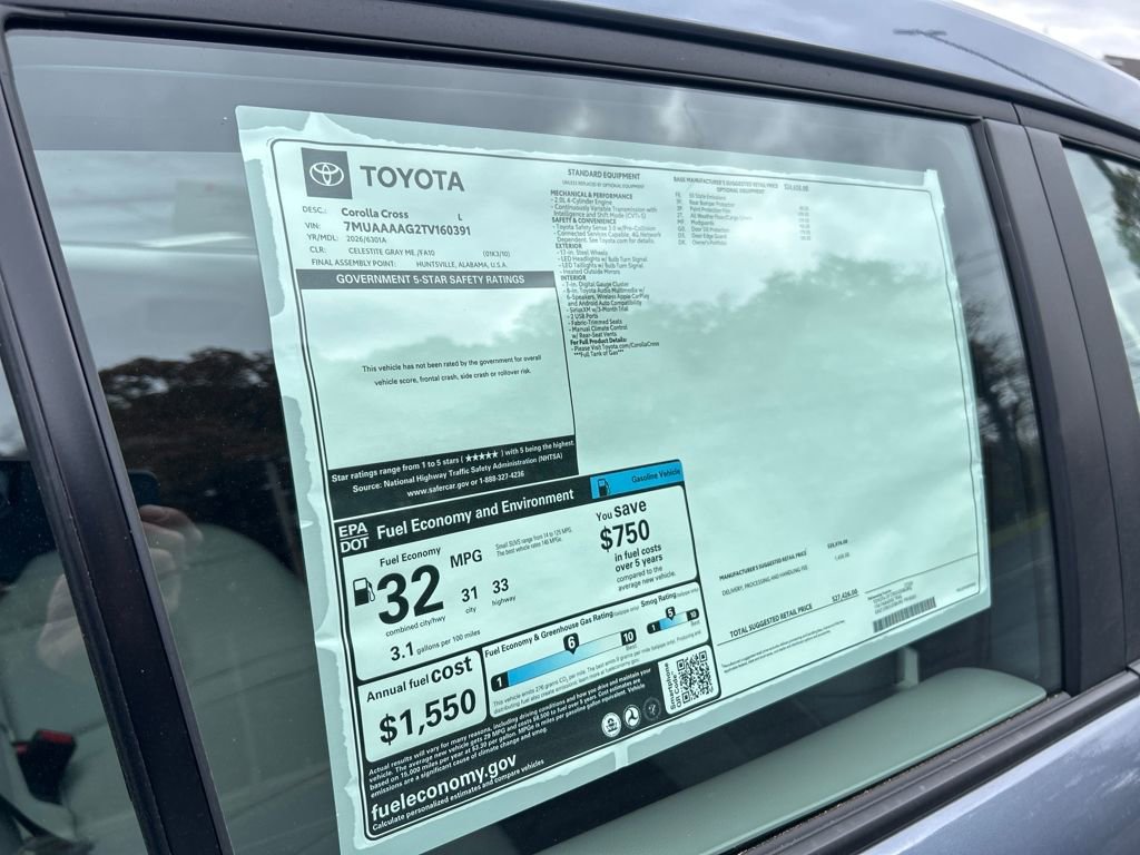 New 2026 Toyota Corolla Cross L image 30