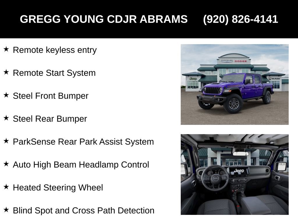 New 2026 Jeep Gladiator Mojave w/ Steel Bumper Group AWD/4WD image 18
