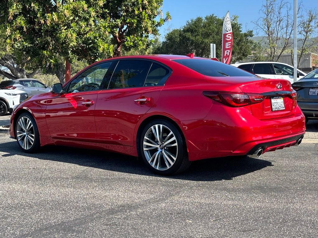 Certified 2023 INFINITI Q50 Sensory image 6